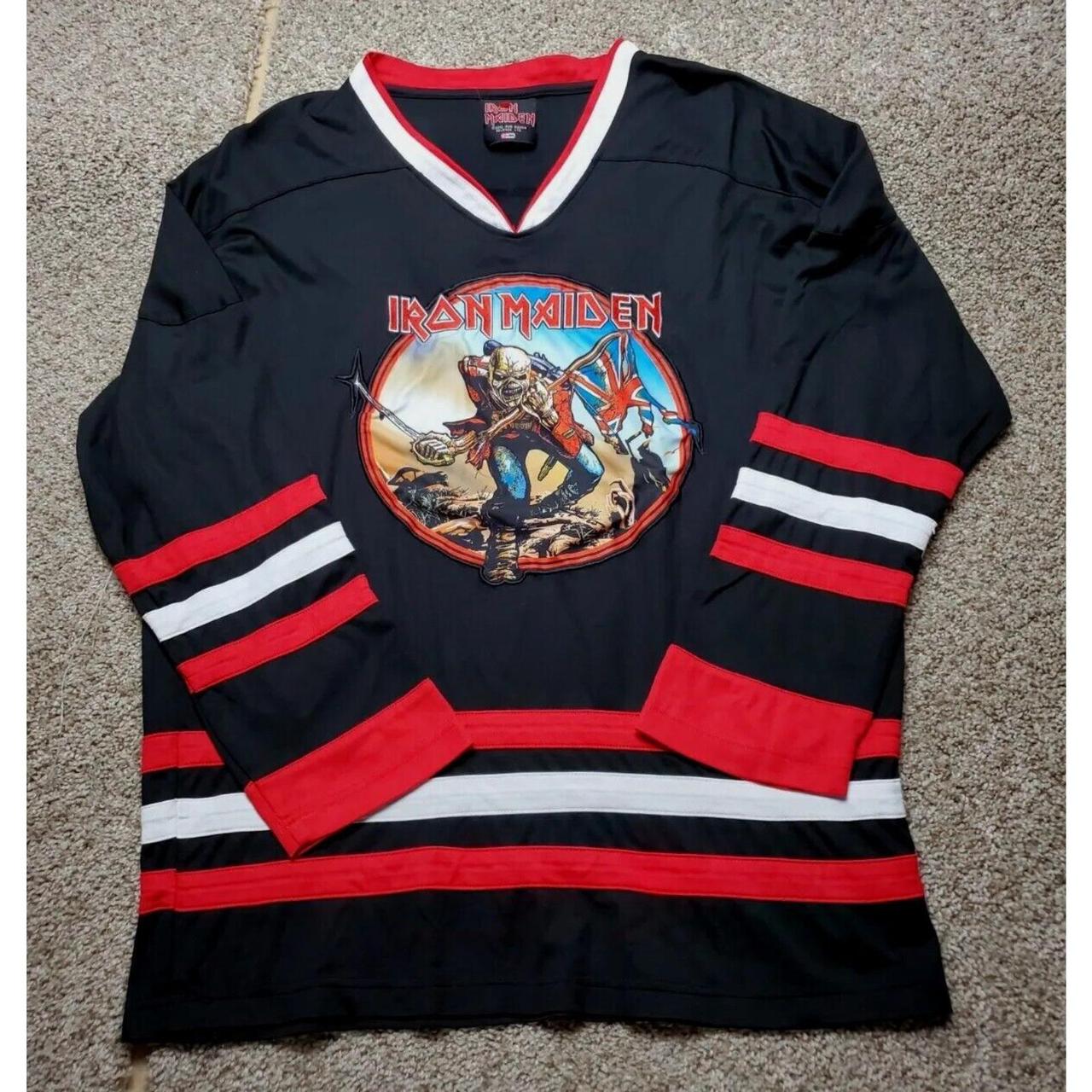 Iron Maiden Troopers Eddie Hockey Jersey, Black