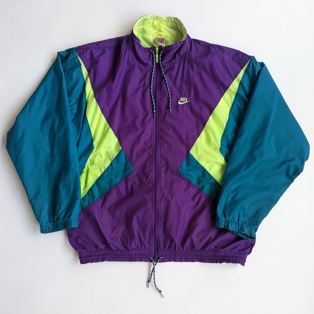 Vintage Nike Windbreaker Shell Jacket Size:... - Depop