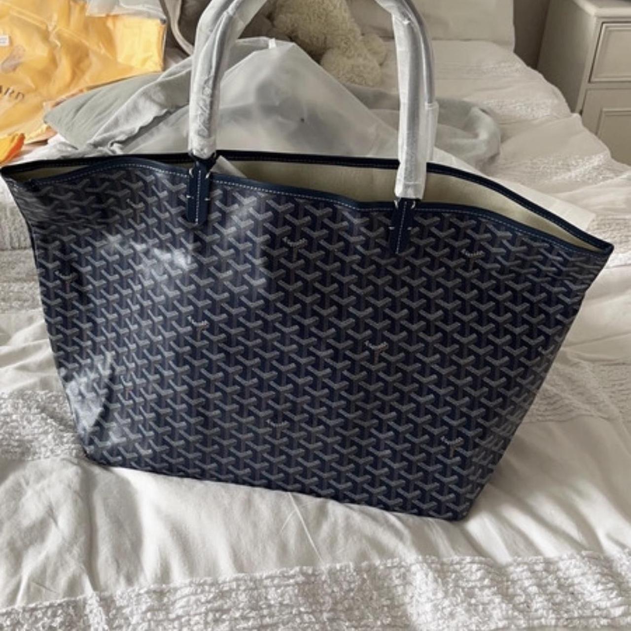 dark blue goyard tote bag GM brand new with... Depop
