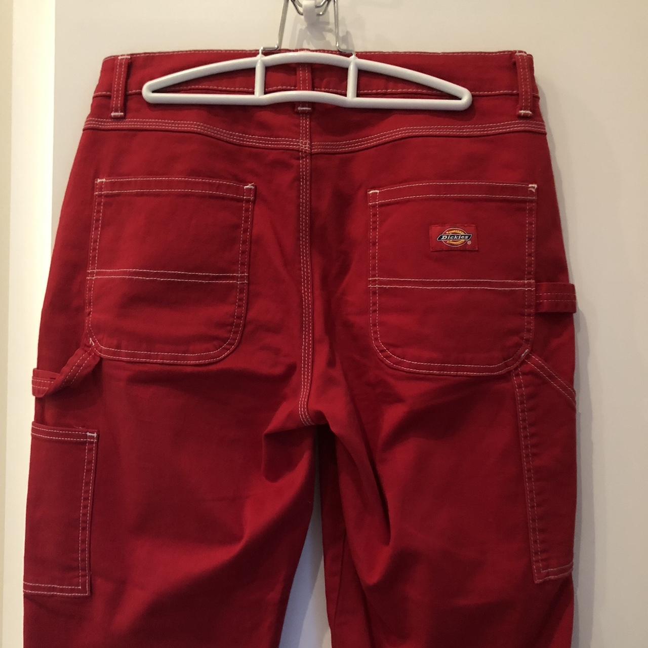 DICKIES Red Carpenter Pants