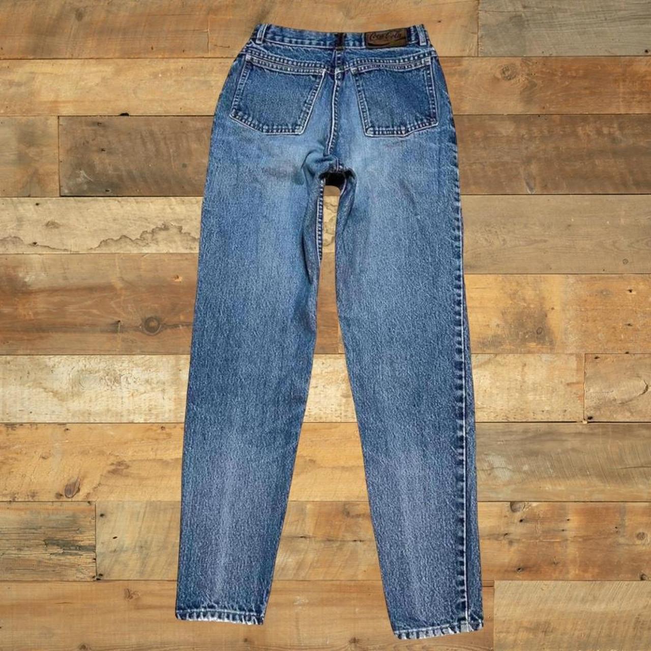 Vintage 80s Cola Cola Denim Jeans High Waisted... - Depop