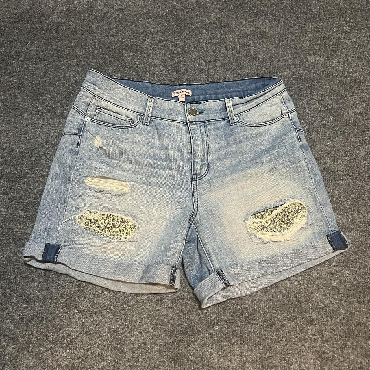 Juicy couture store jean shorts