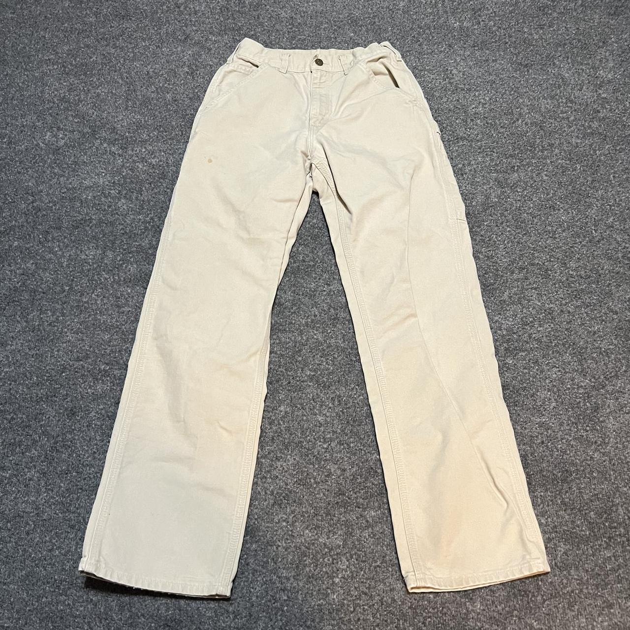 Vintage Carhartt Tan Carpenter Pants Carhartt Pants... - Depop