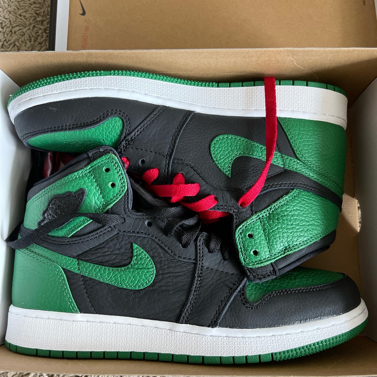 nike air jordan 1 retro high og gs pine green