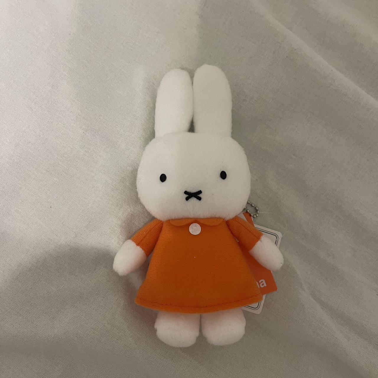 Squishy Miffy keychain (brand new) - Depop