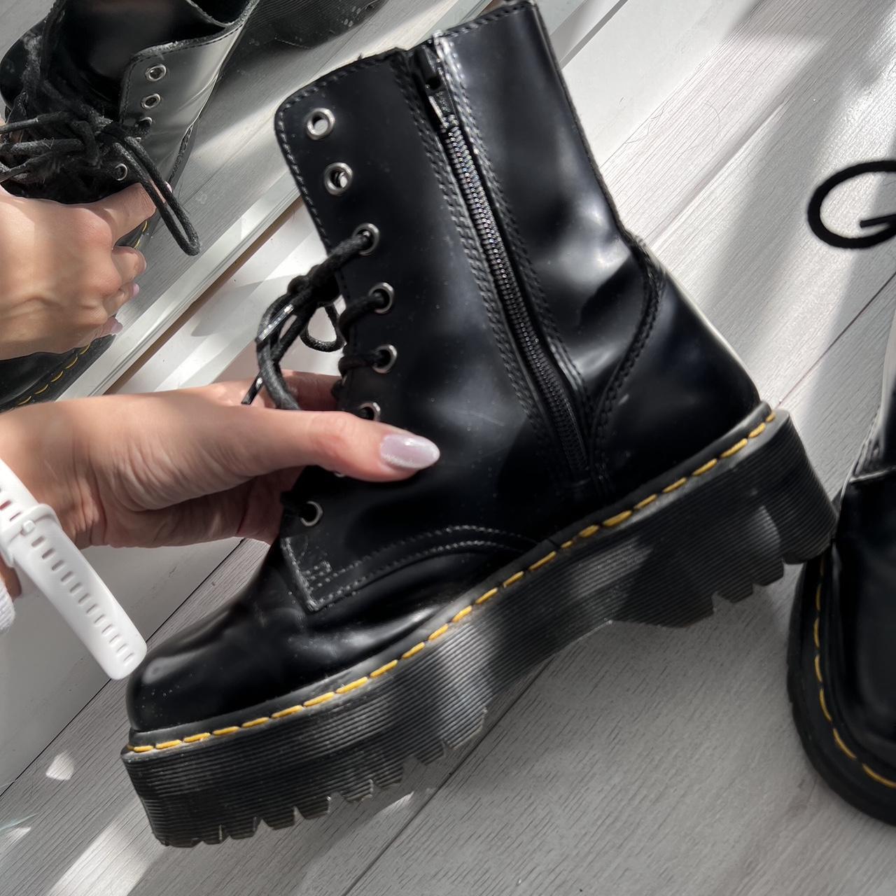jadon smooth leather platform boots sale