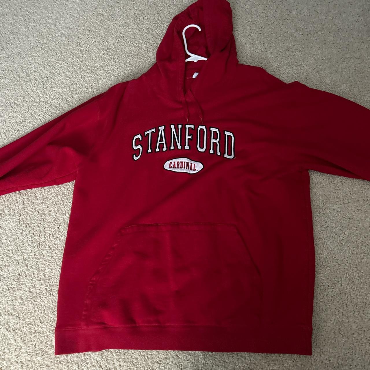 Vintage Stanford hoodie Measurements 24x20.5 Good - Depop