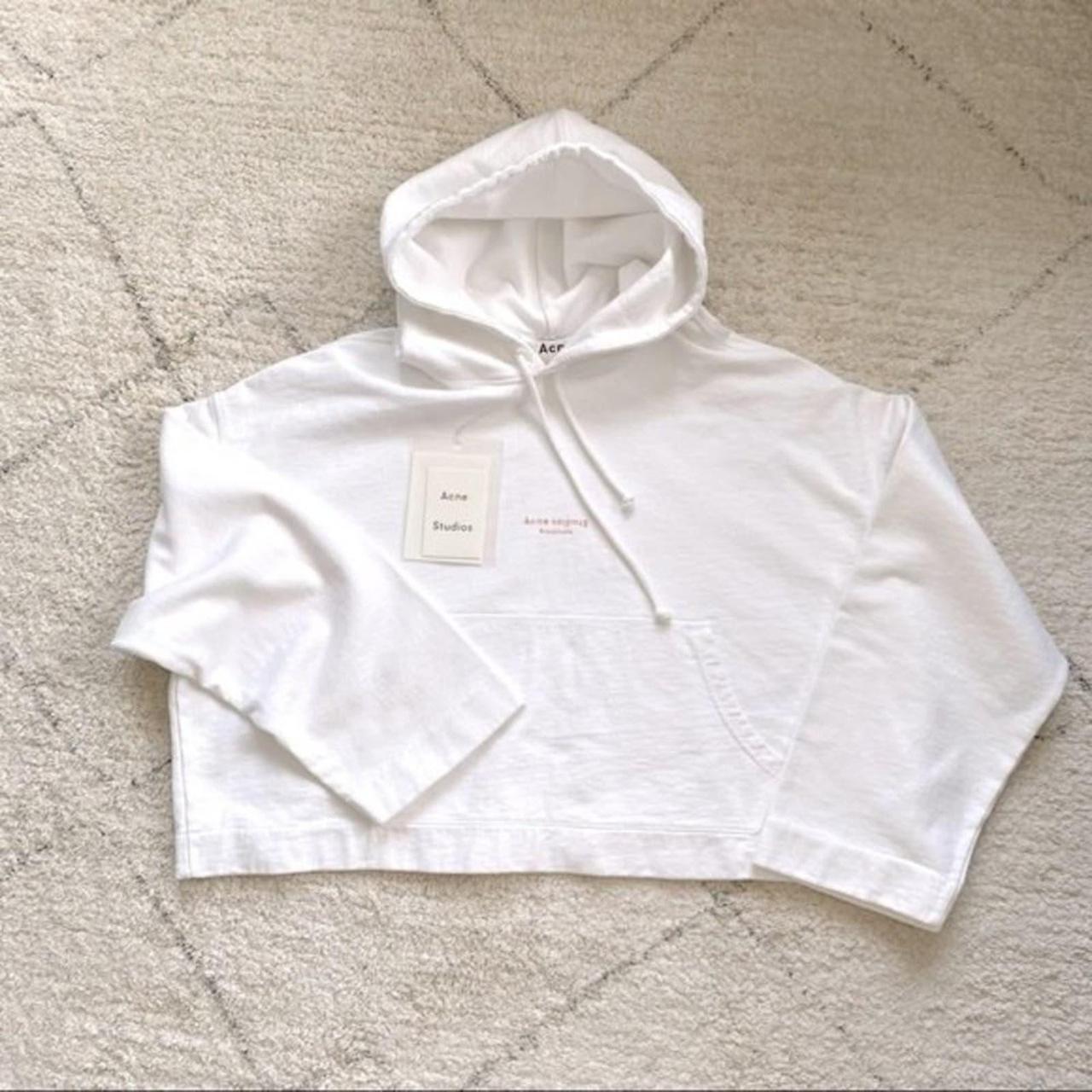 Acne studios white discount hoodie