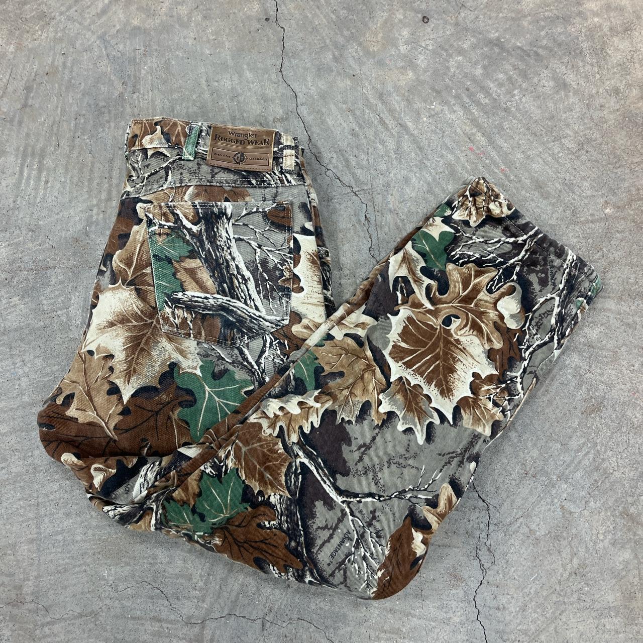 Wrangler camo fleece hot sale lined jeans