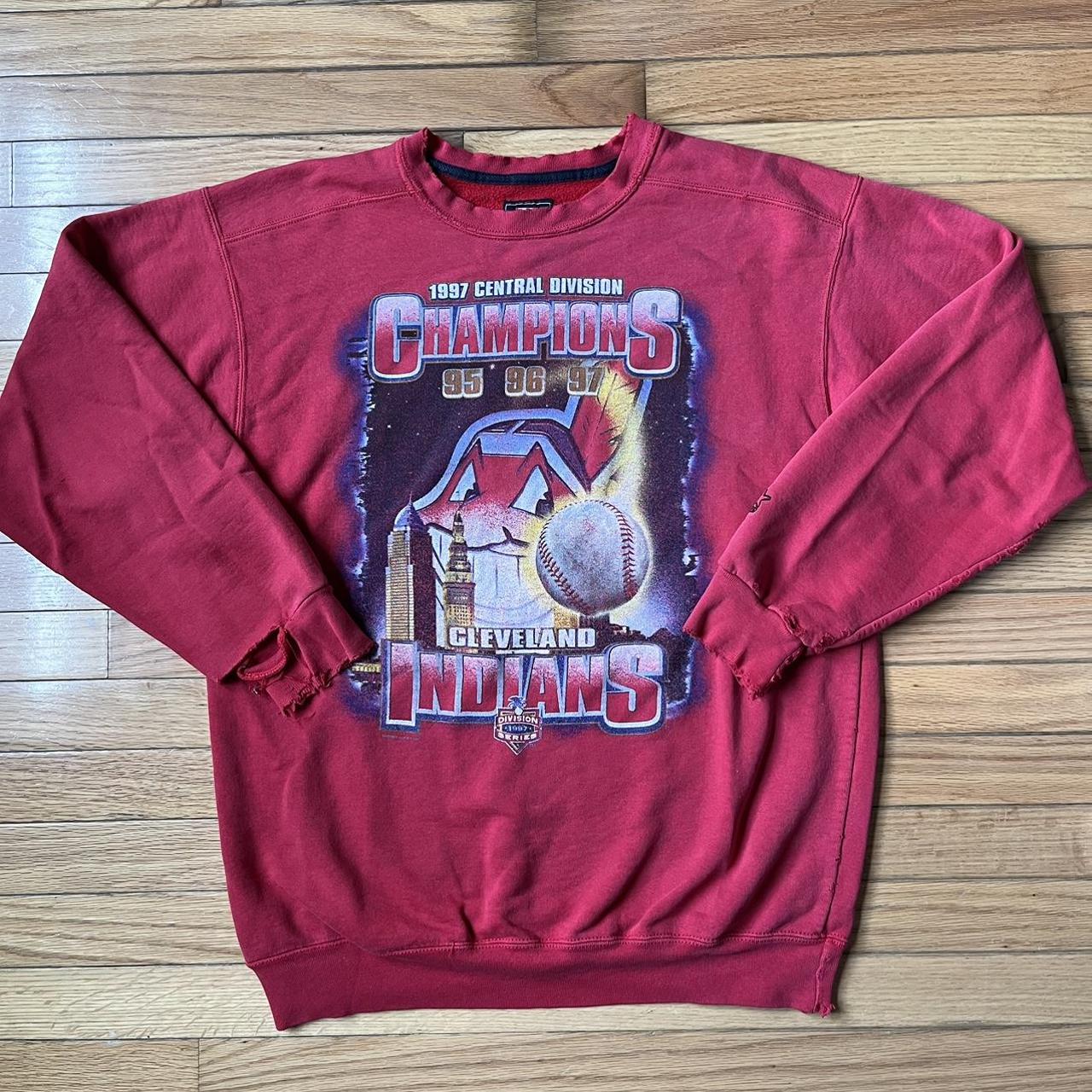 Cleveland Indians, Shirts, Cleveland Indians Mens Heavyweight Sweatshirt  Size Medium