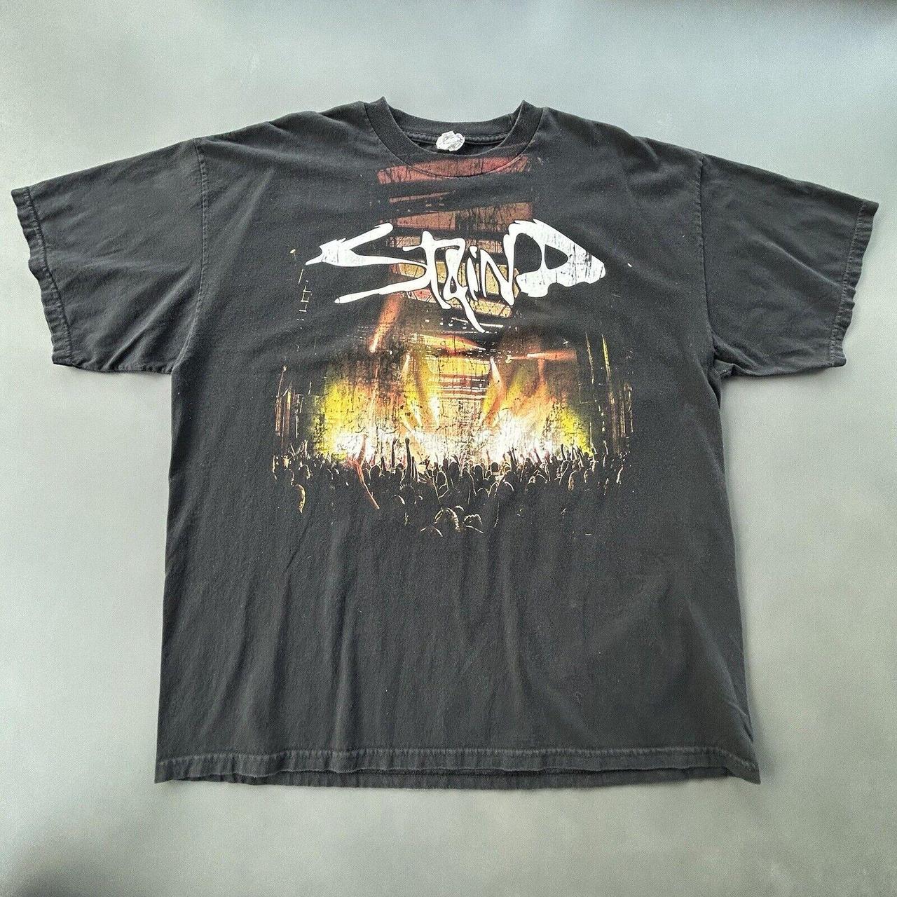 This Vintage Staind 2009 Tour Concert Band T Shirt | Depop