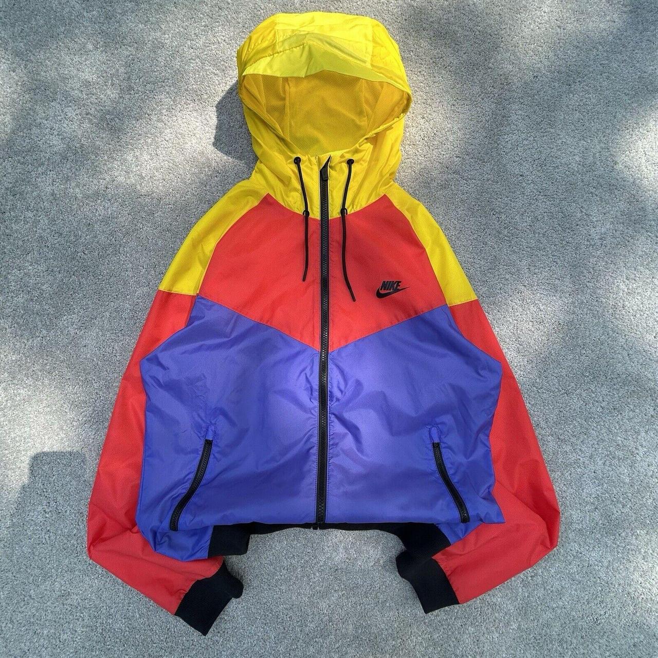 Nike Windrunner Jacket Adult Small Amplify Heritage. Depop