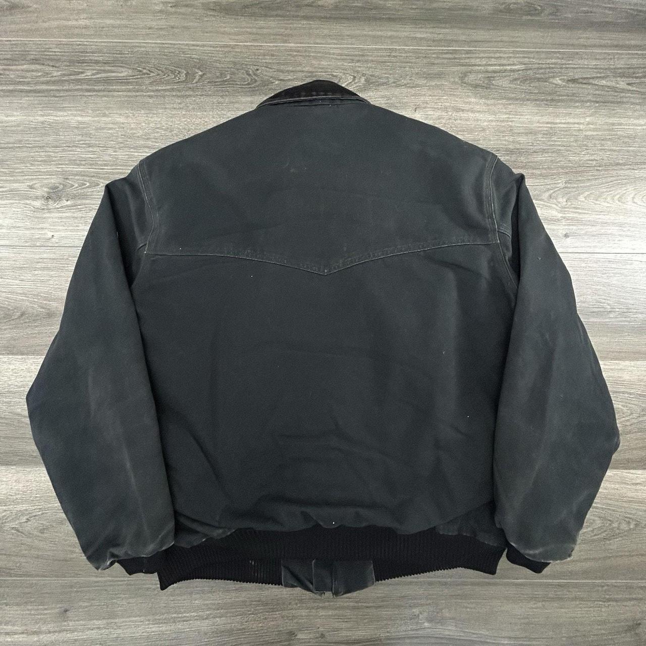 ★Carhartt Santa Fe Jacket M寸★USA J13 BLK Carhartt J13 BLK Santa Fe Jacket Made in U.S.A. Black カーハート