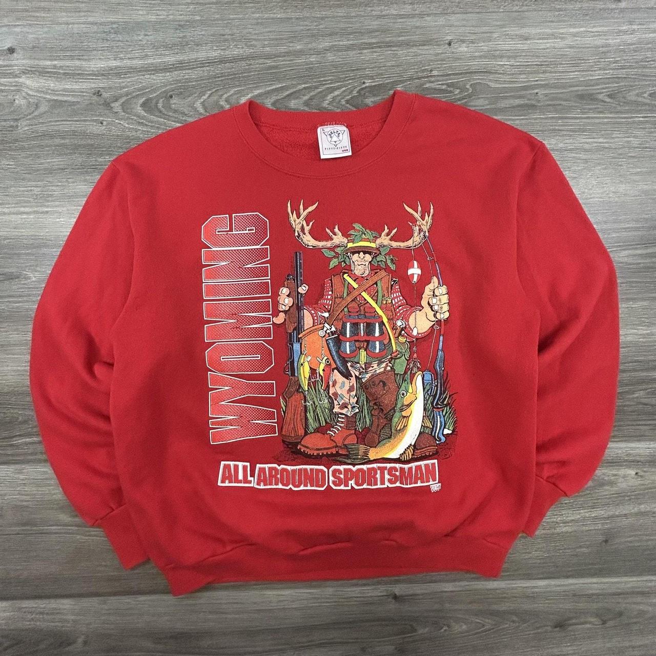 American Vintage Men's Sweatshirt - Red - L – Vin… - image 1