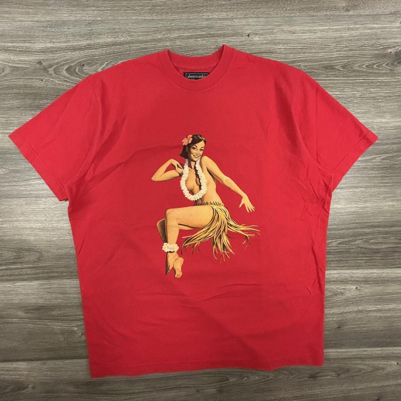 Abercrombie & Fitch Men's T-shirt - Red - XL – Vi… - image 1