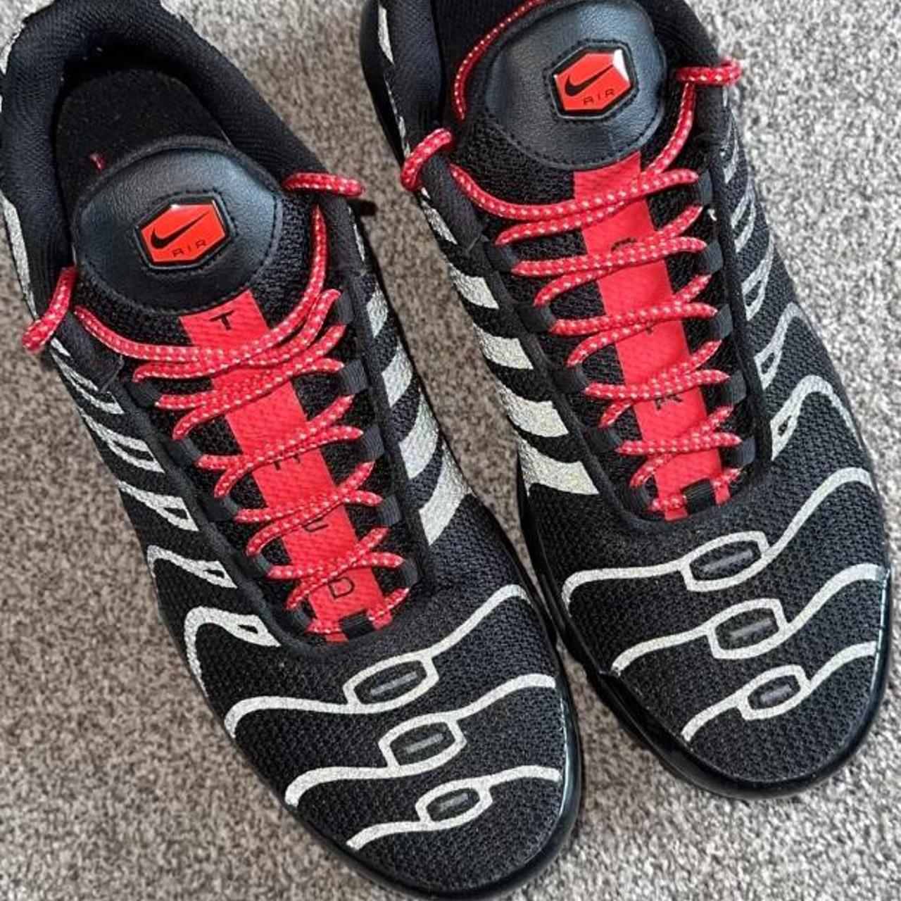 tn nike shoes red and black