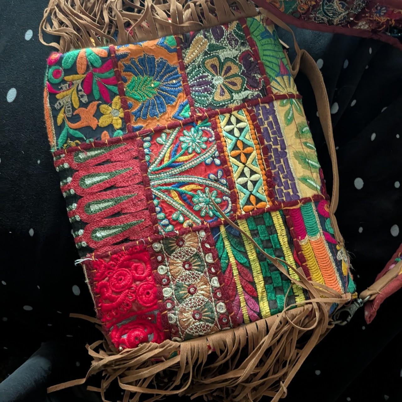 Nomad Women's Bag - Multi – Boho patchwork crossb… - image 2