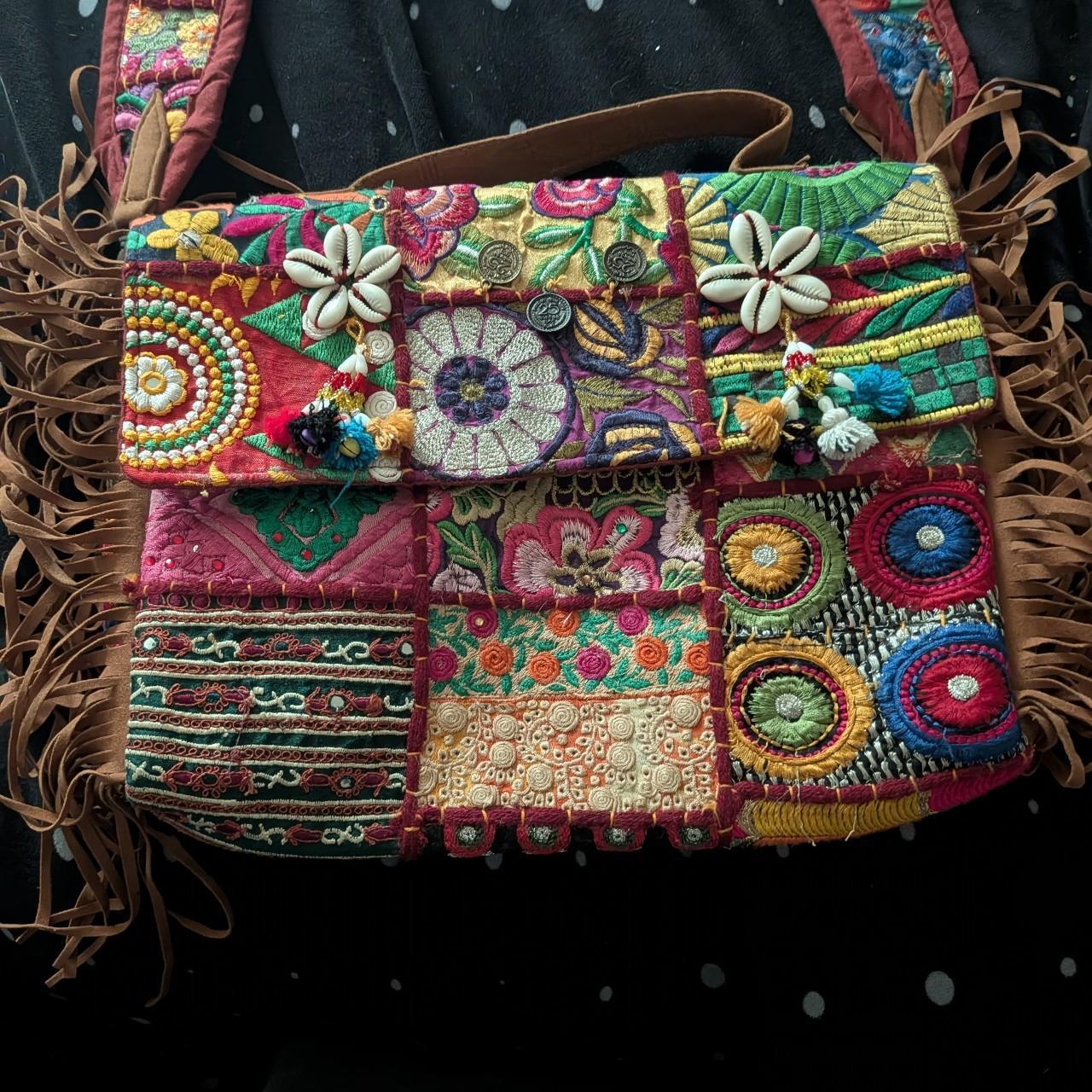 Nomad Women's Bag - Multi – Boho patchwork crossb… - image 1