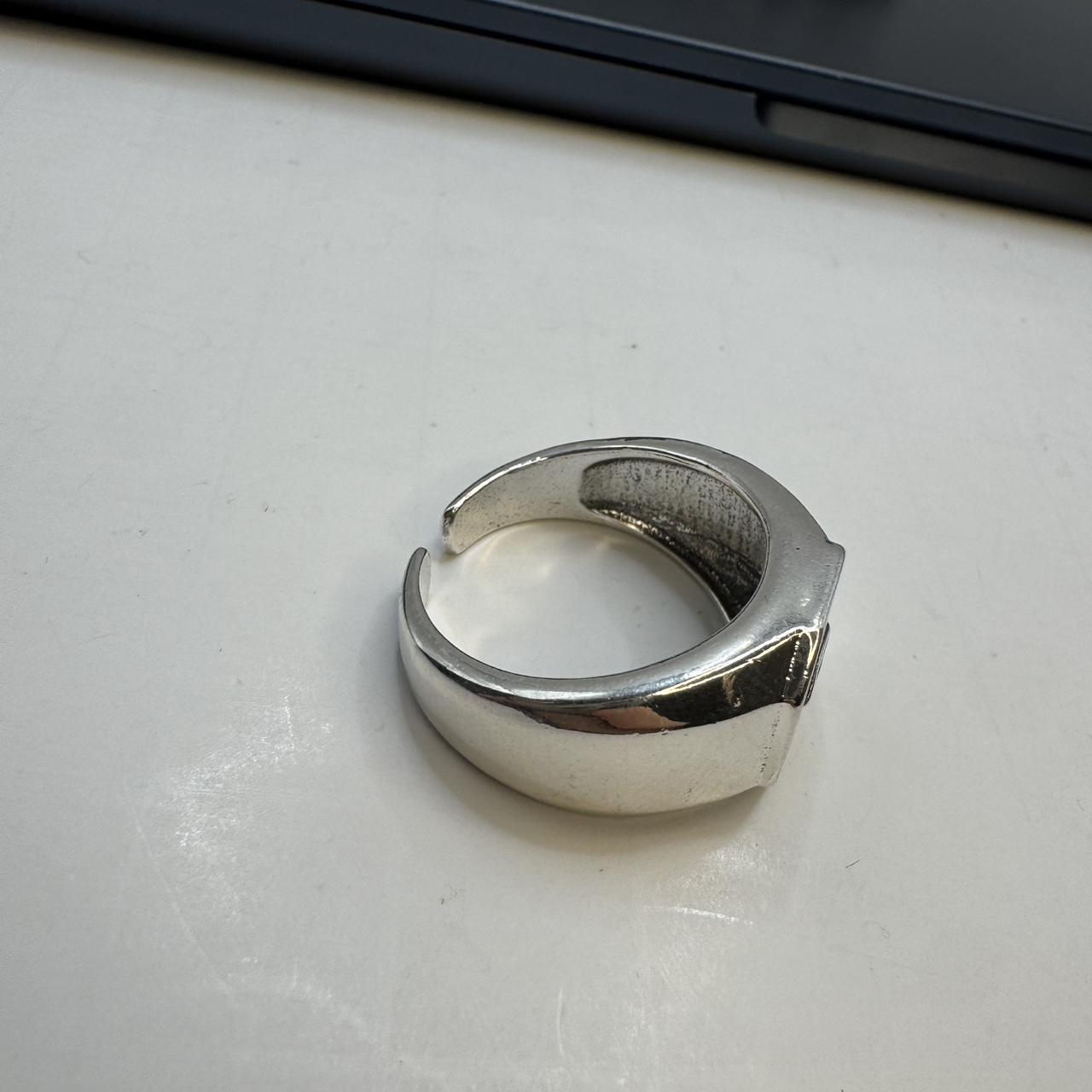 Men's Ring - Silver – Silver adjustable eye ring … - image 4