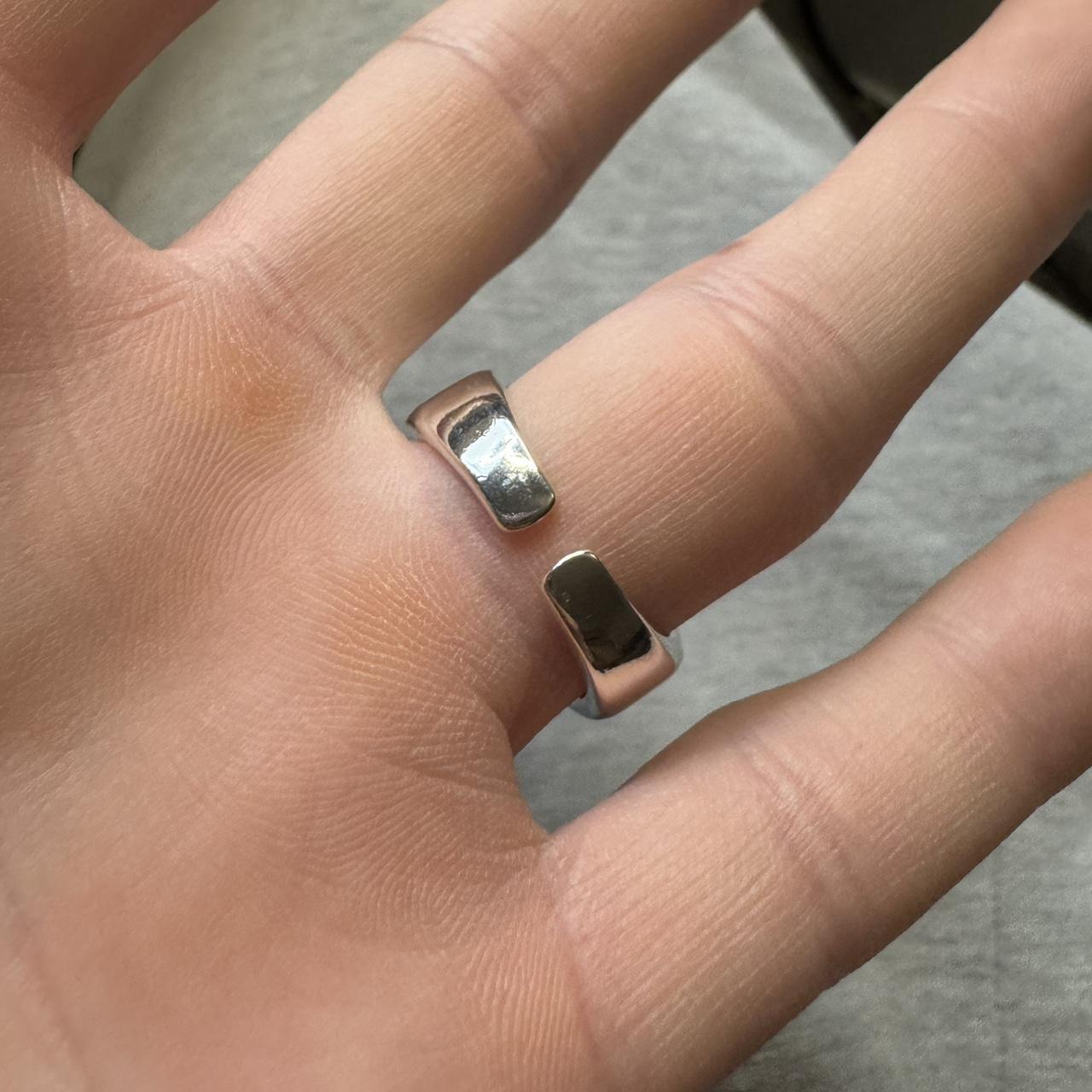 Men's Ring - Silver – Silver adjustable eye ring … - image 6