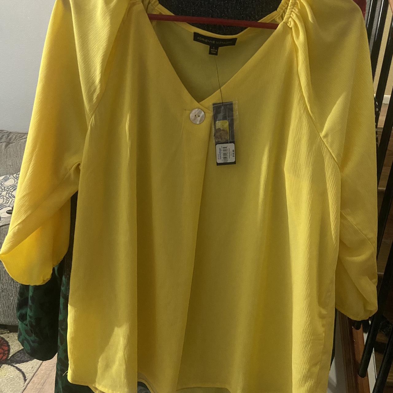 Jcpenney yellow discount blouse