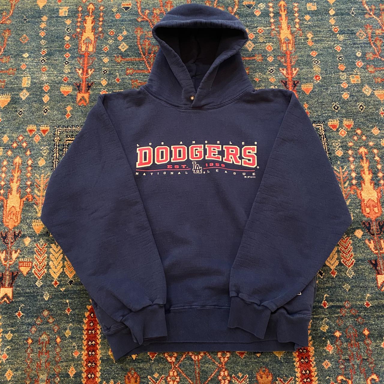 Vintage Los Angeles Dodgers Hoodie - Graphic on the... - Depop