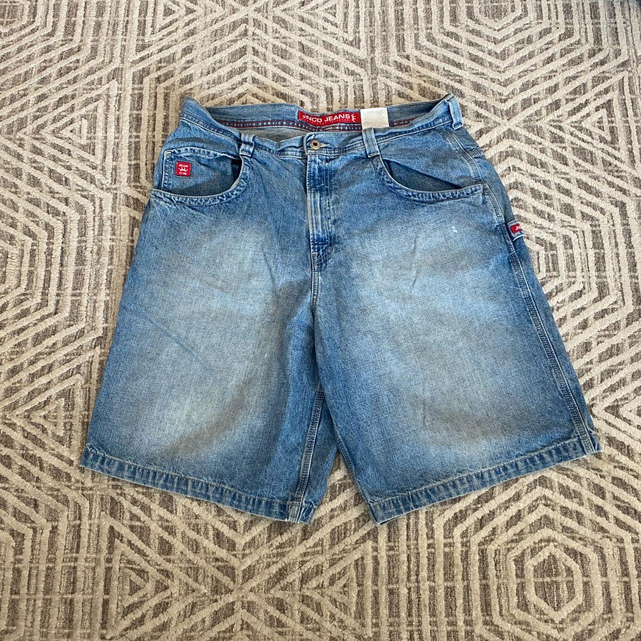 Vintage on sale usa jnco jean shorts the low down 38