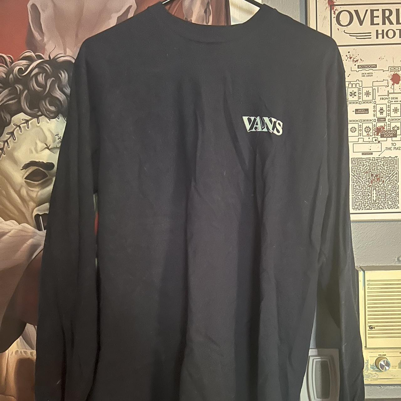 Vans dragon navy blue and pink long sleeve