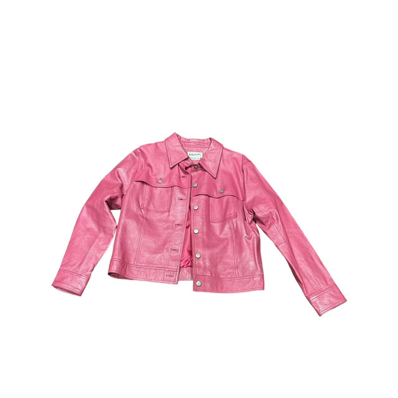 Bagatelle pink leather jacket best sale