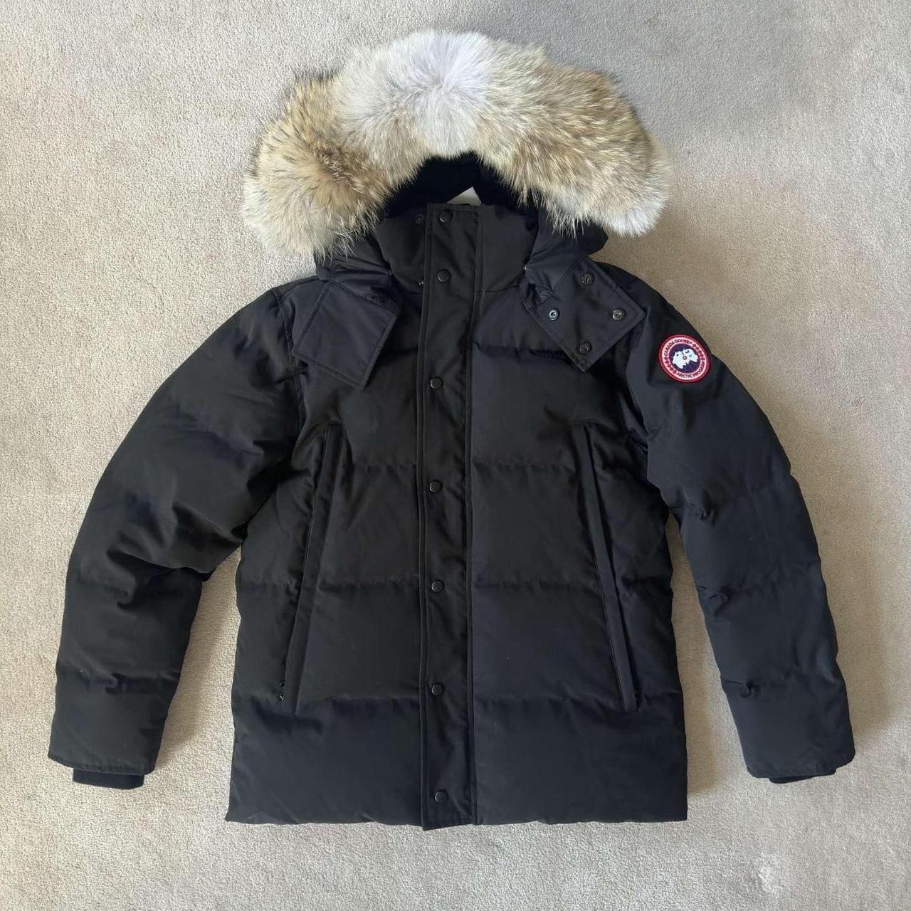 Canada Goose Wyndham Parka Heritage Size: XL Black... - Depop