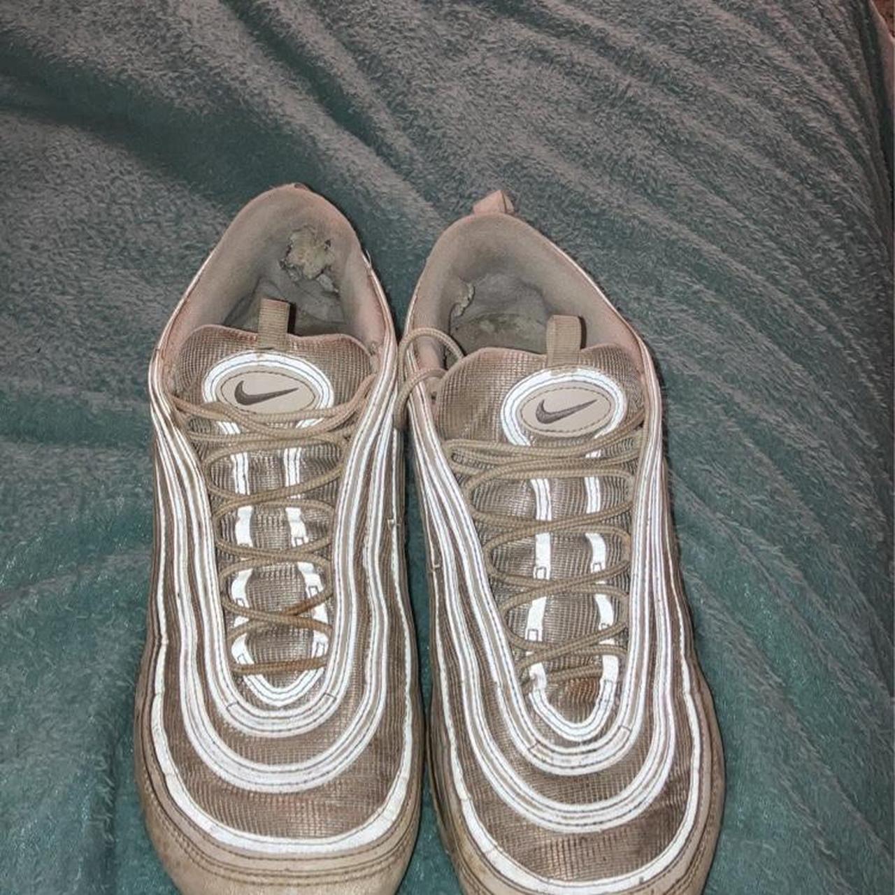 scuffed air max 97s size 13 us great beater shoe Depop