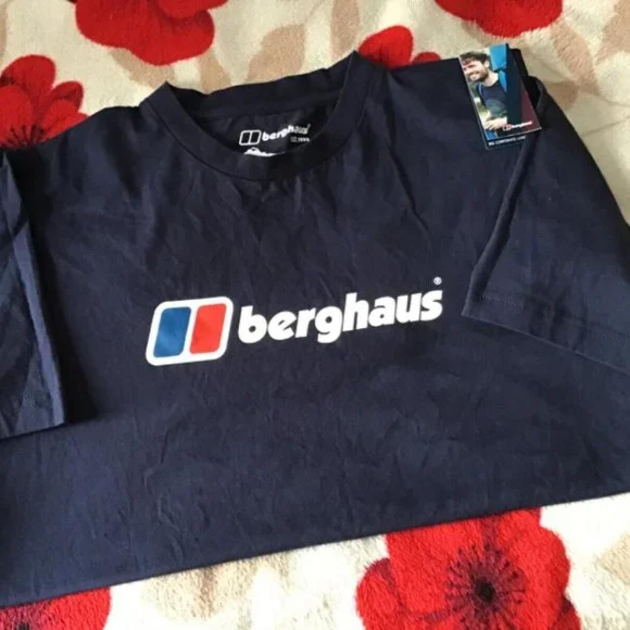 Berghaus Men's Navy and White T-shirt (2)