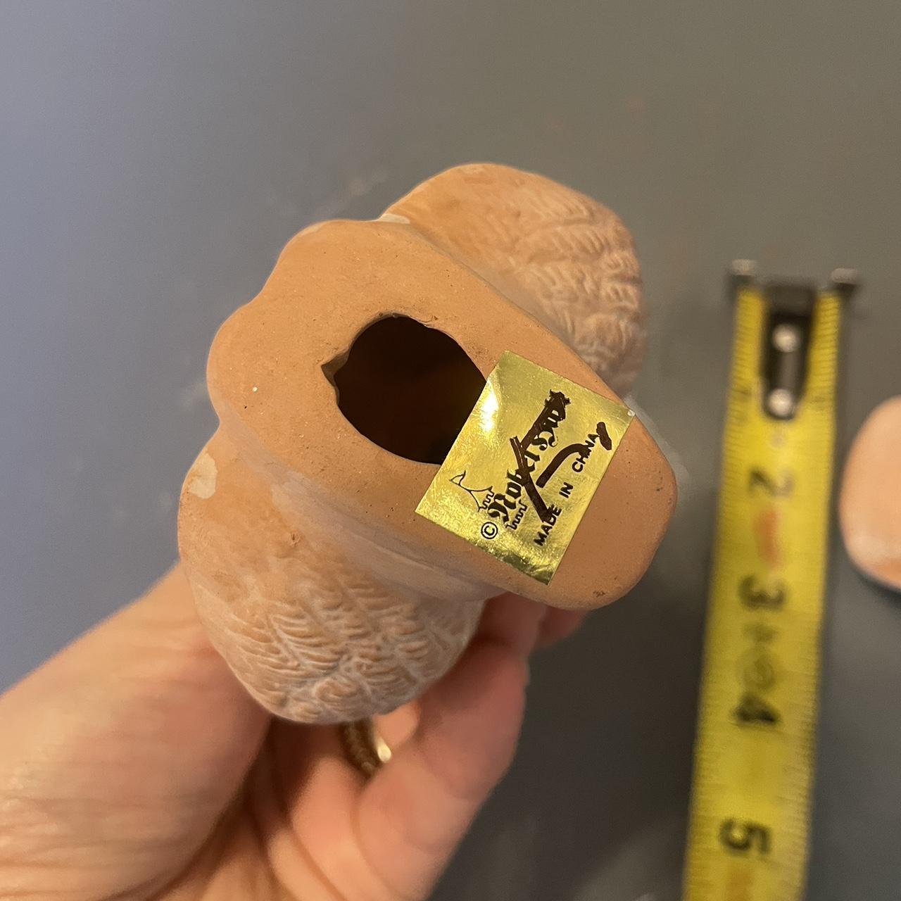 2 Terracotta Angel candlestick holders! They are... Depop