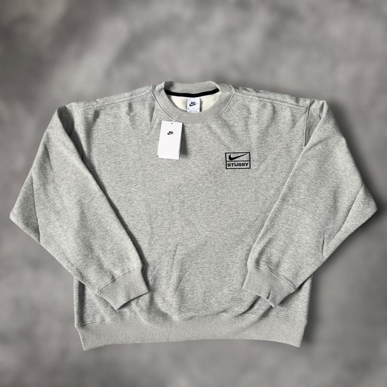 Nike x Stussy jumper grey ⚡️INSTANT BUY IS... - Depop