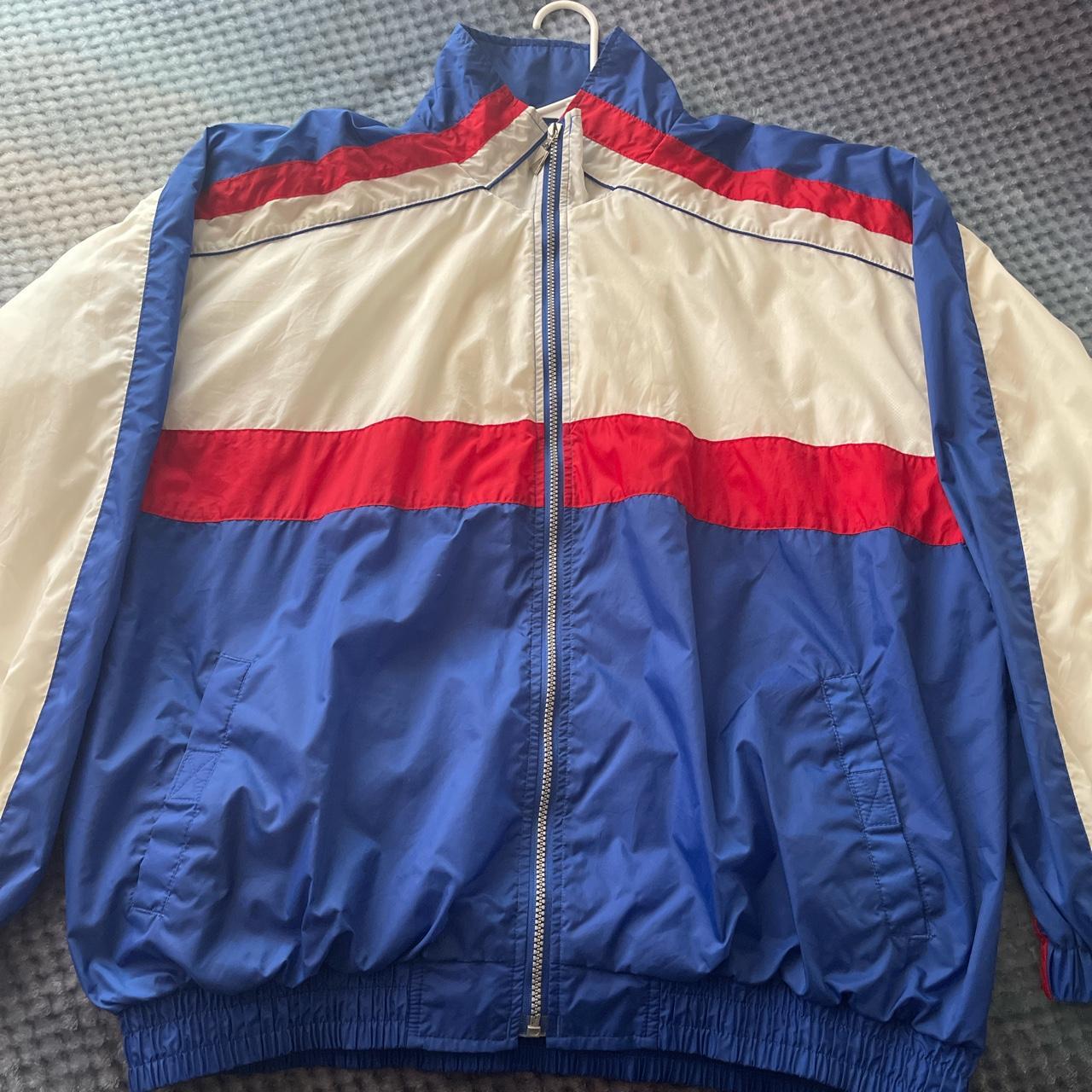 Men's Blue and Red Jacket | Depop