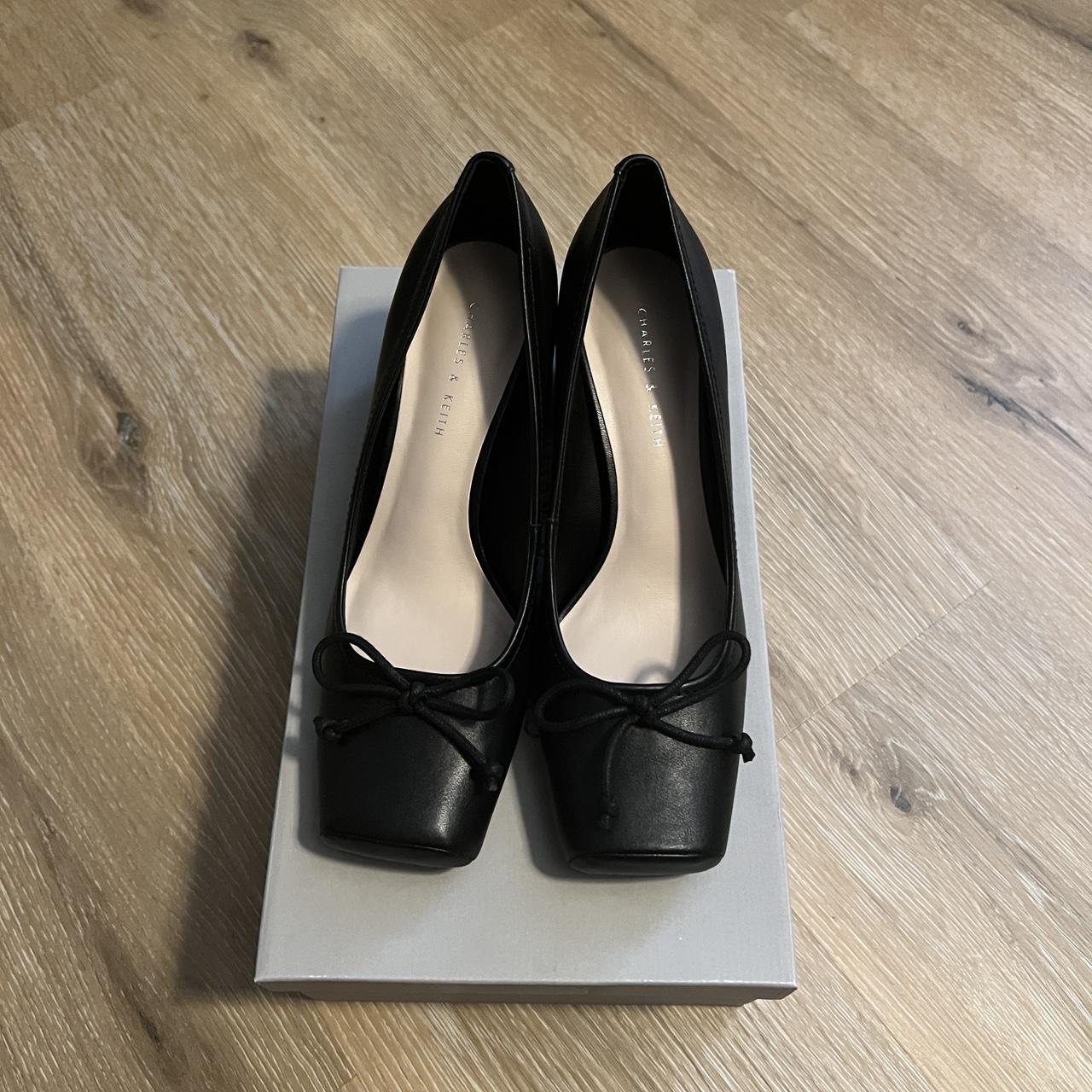 Charles & Keith black high heels - Too small for... - Depop