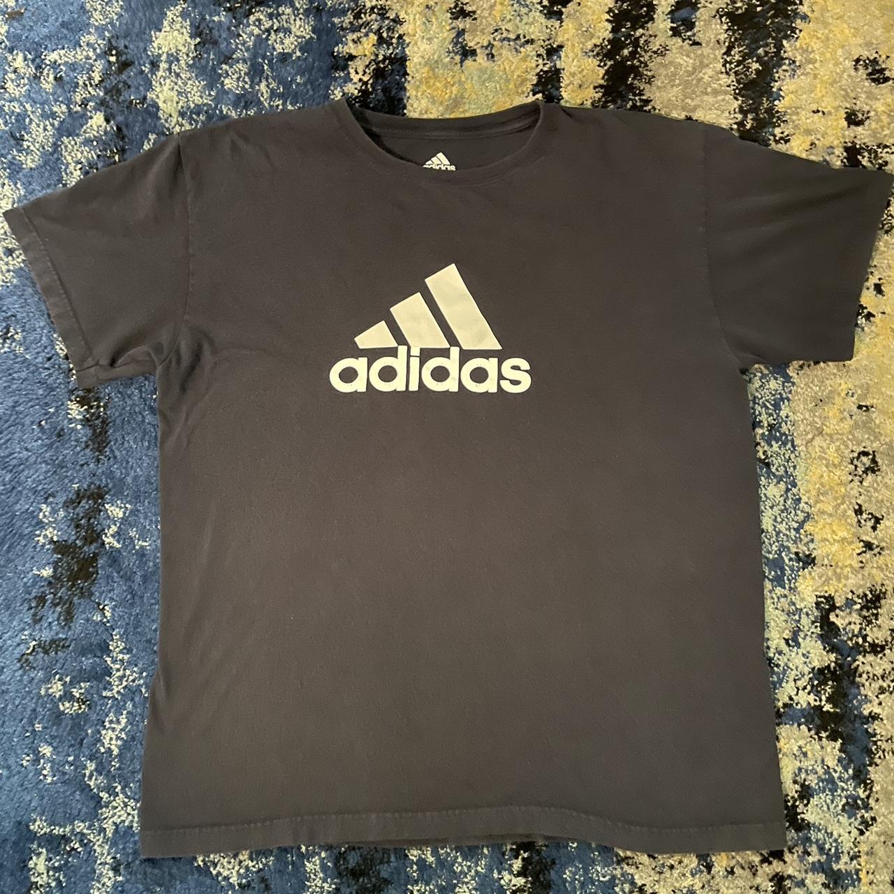 Vintage Thrifted Adidas T-shirt (Size L) Fits like M... - Depop