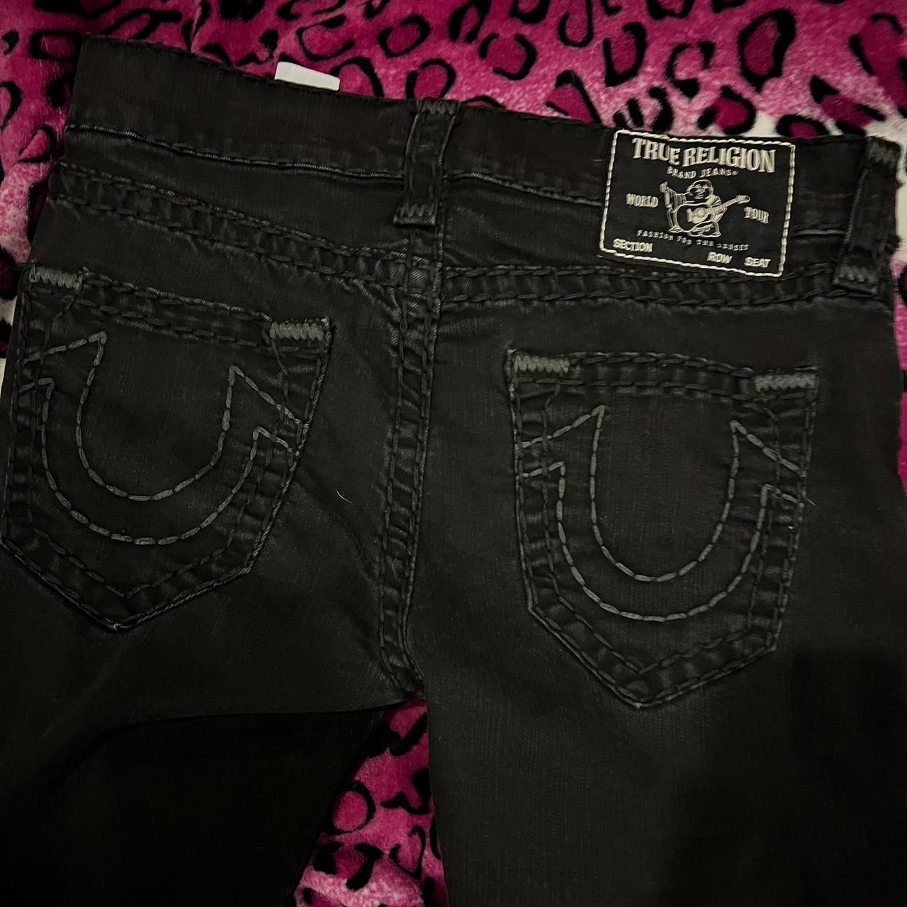 True Religion Jeans thick stitch #sematary... - Depop