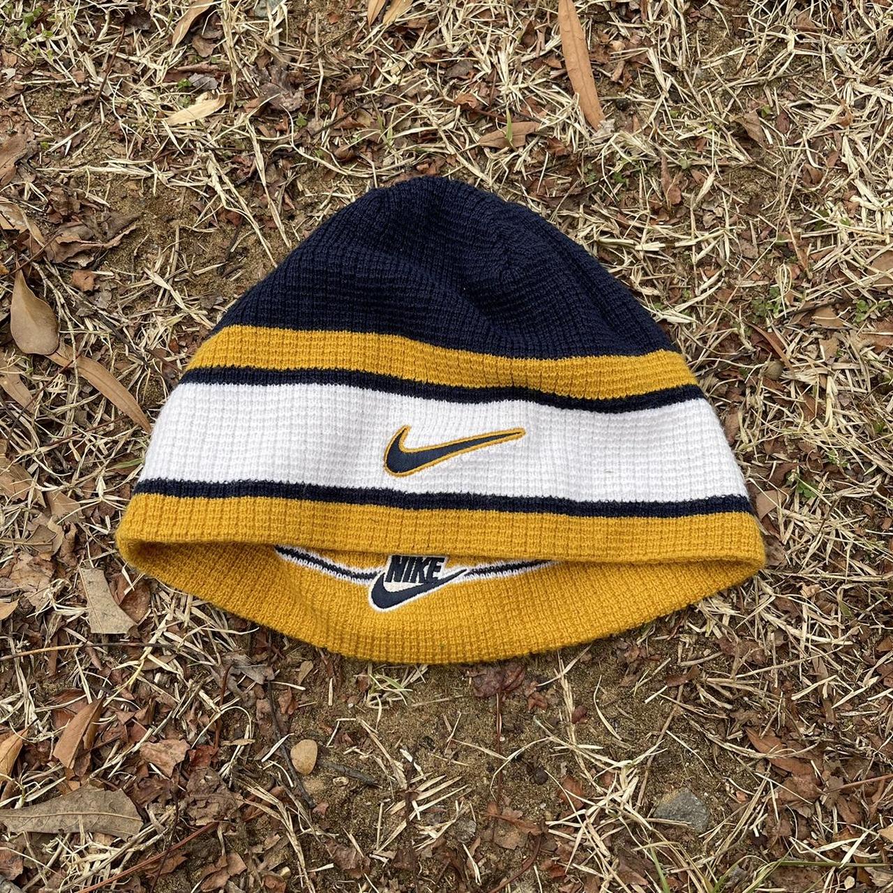 yellow nike beanie