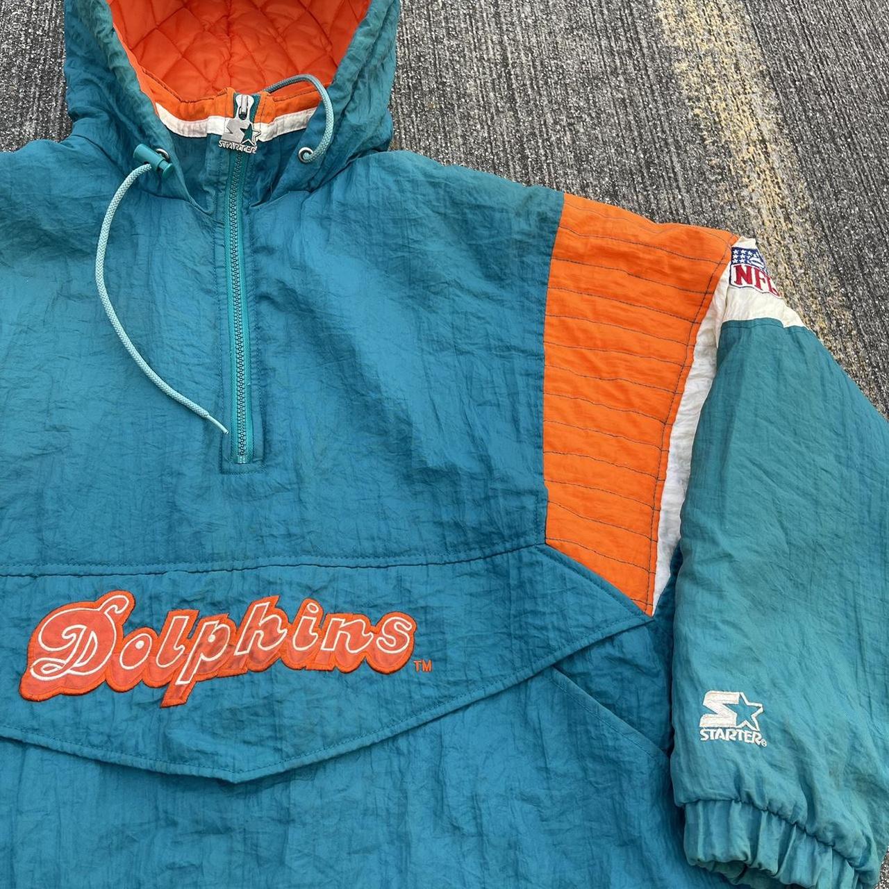 Vintage 80s Miami Dolphins Pro Line Starter - Depop