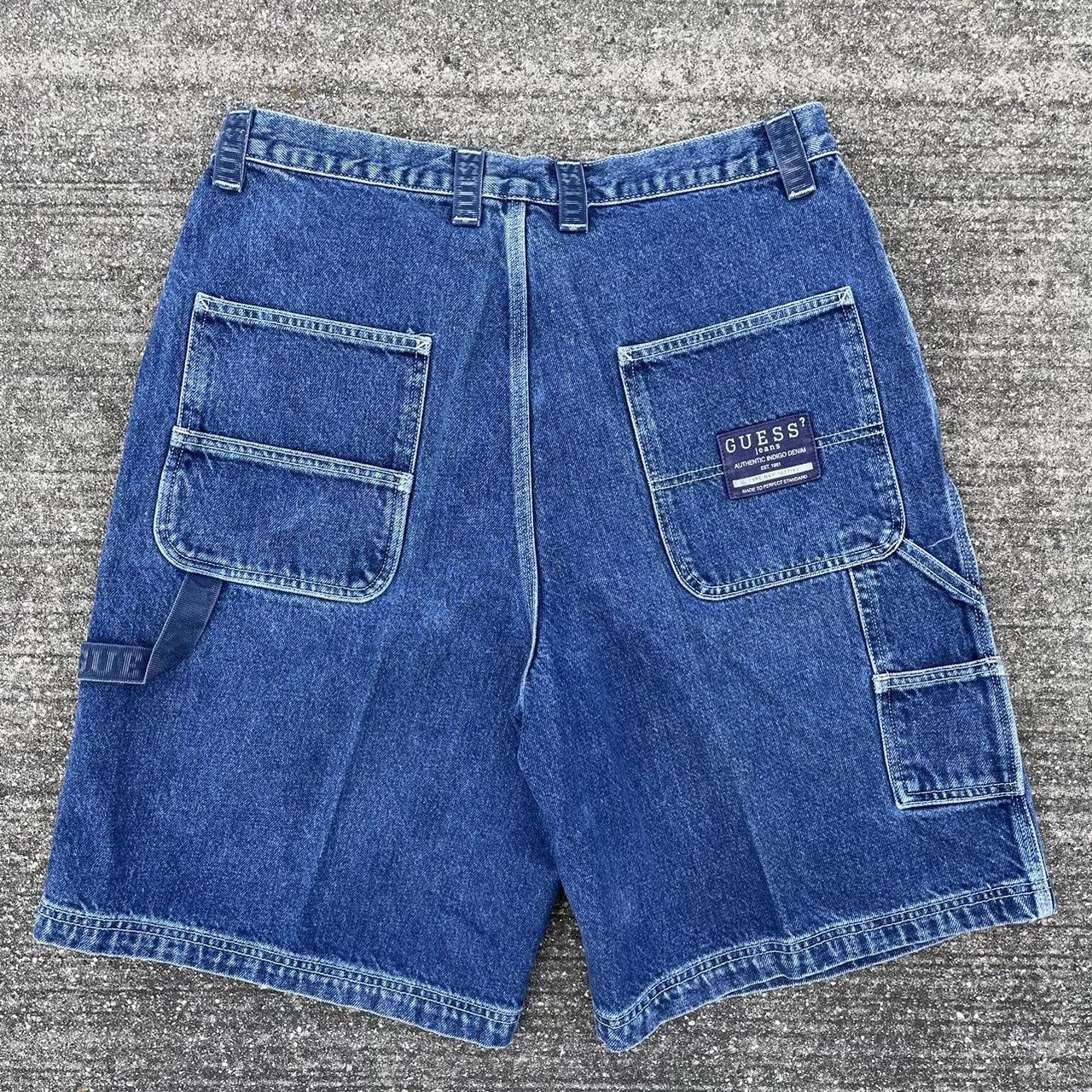 Y2K vintage skater carpenter denim shorts denim jean... - Depop