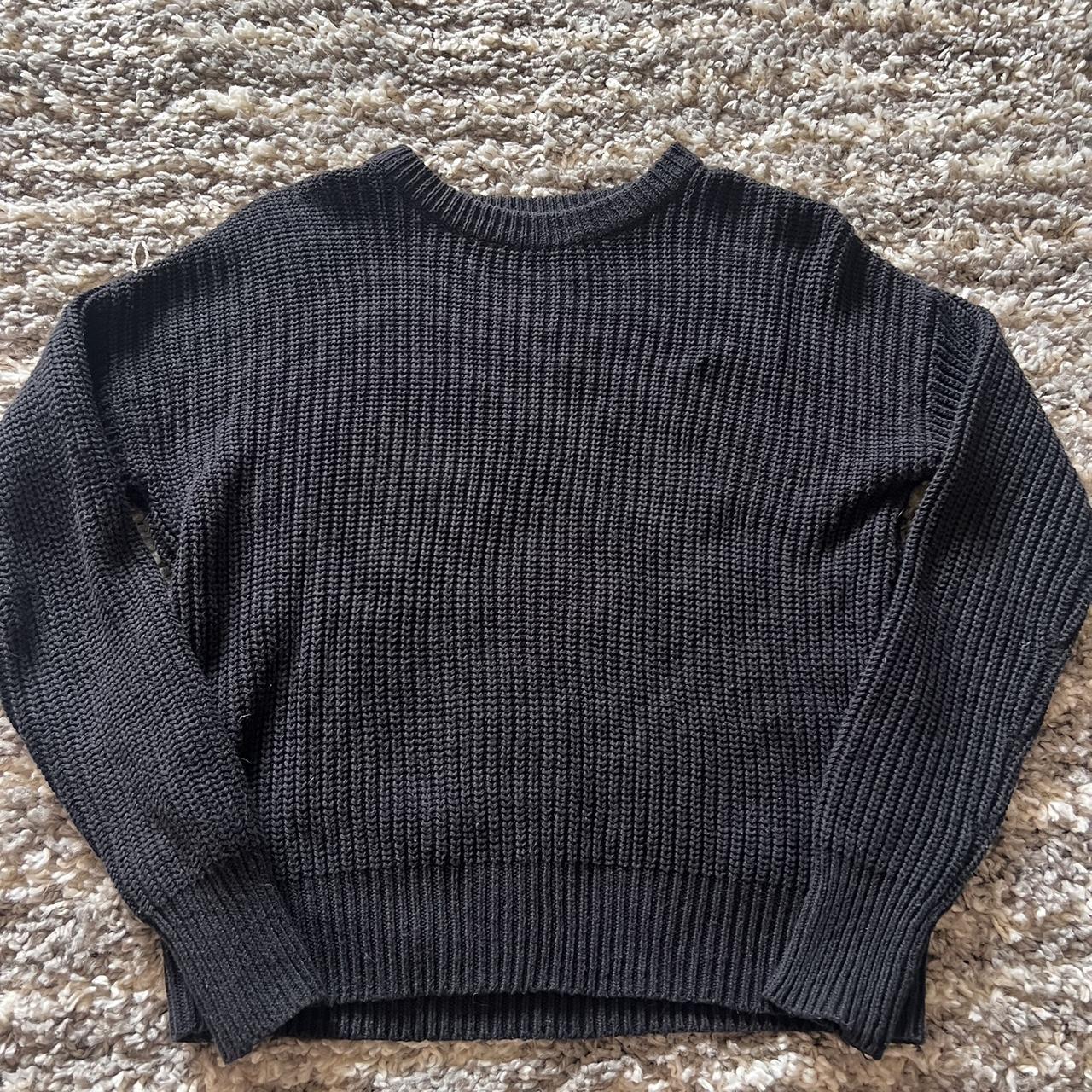 Black urban outfitters knitted sweater In perfect Depop