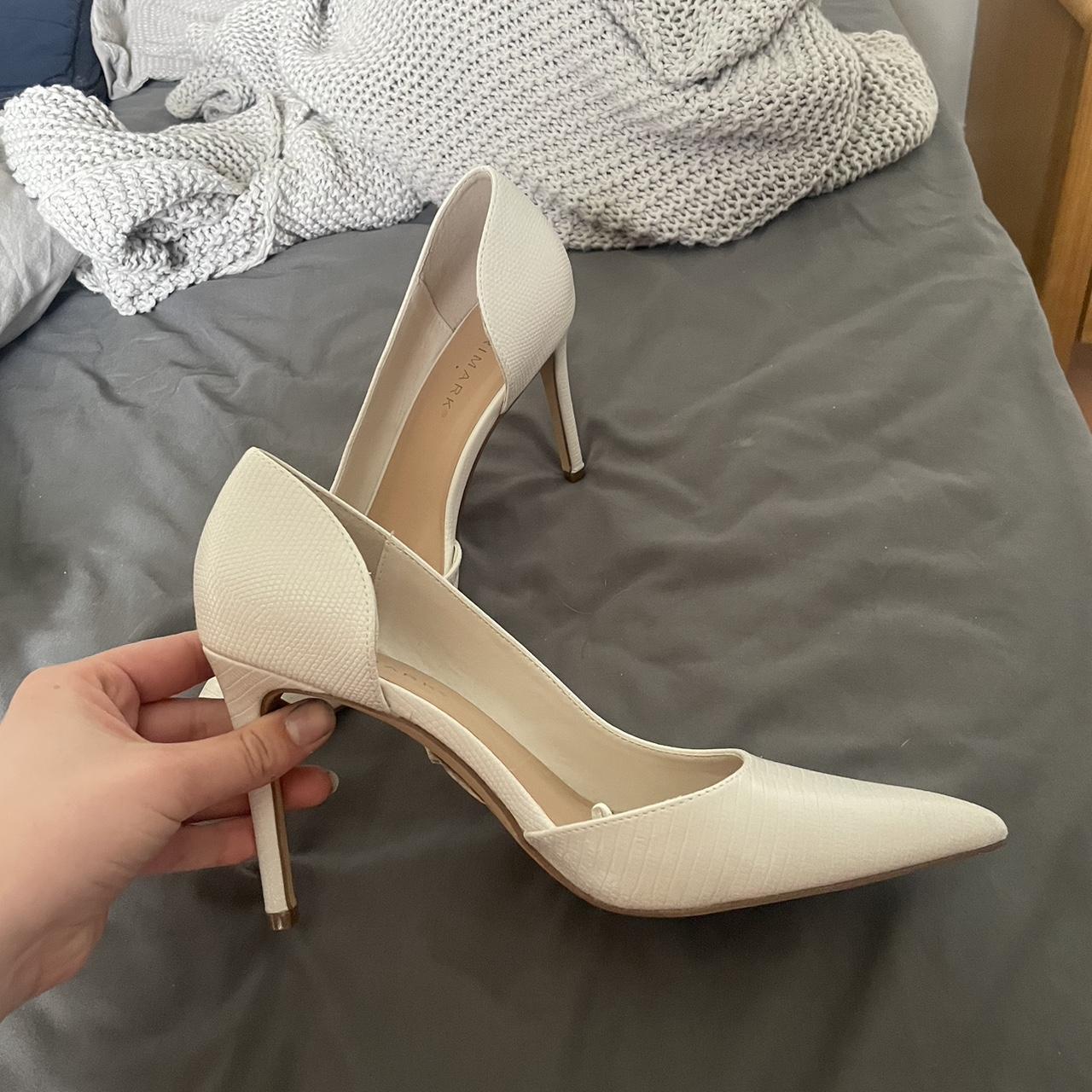 white heels stiletto