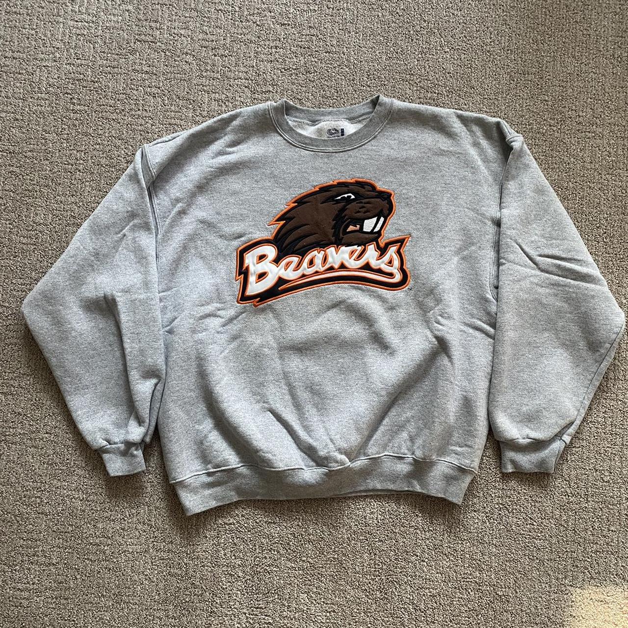 Oregon State Embroidered Crewneck Size 2XL Faint... - Depop