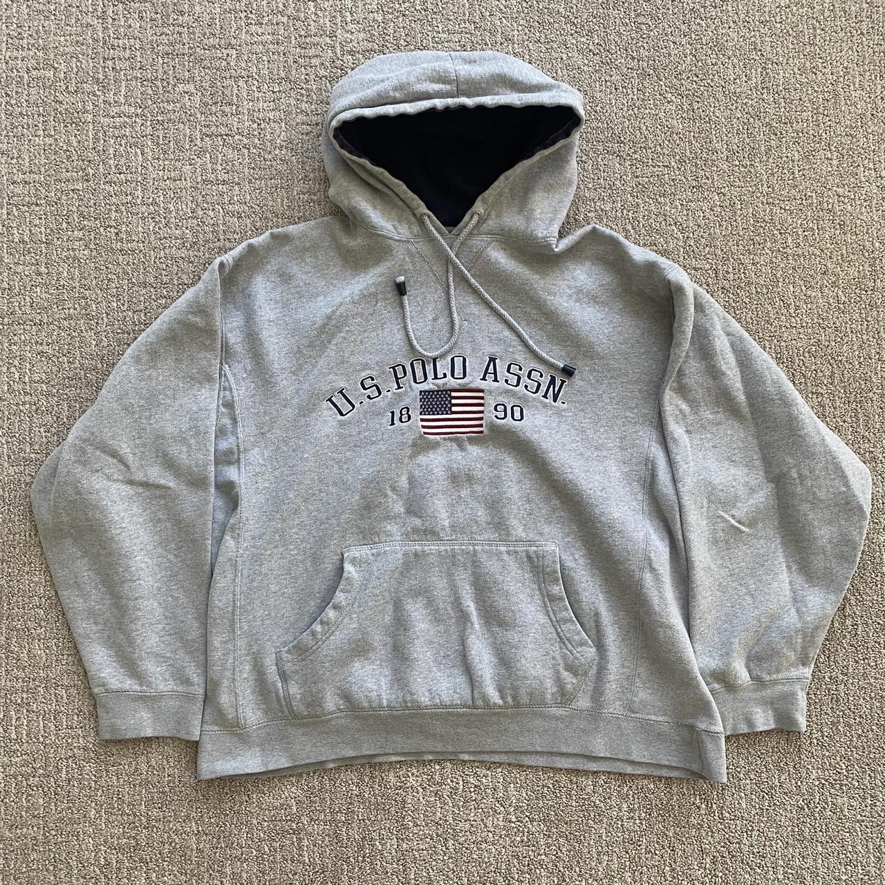 Y2K U.S. POLO ASSN. Hoodie Tagged XXL but fits like... - Depop