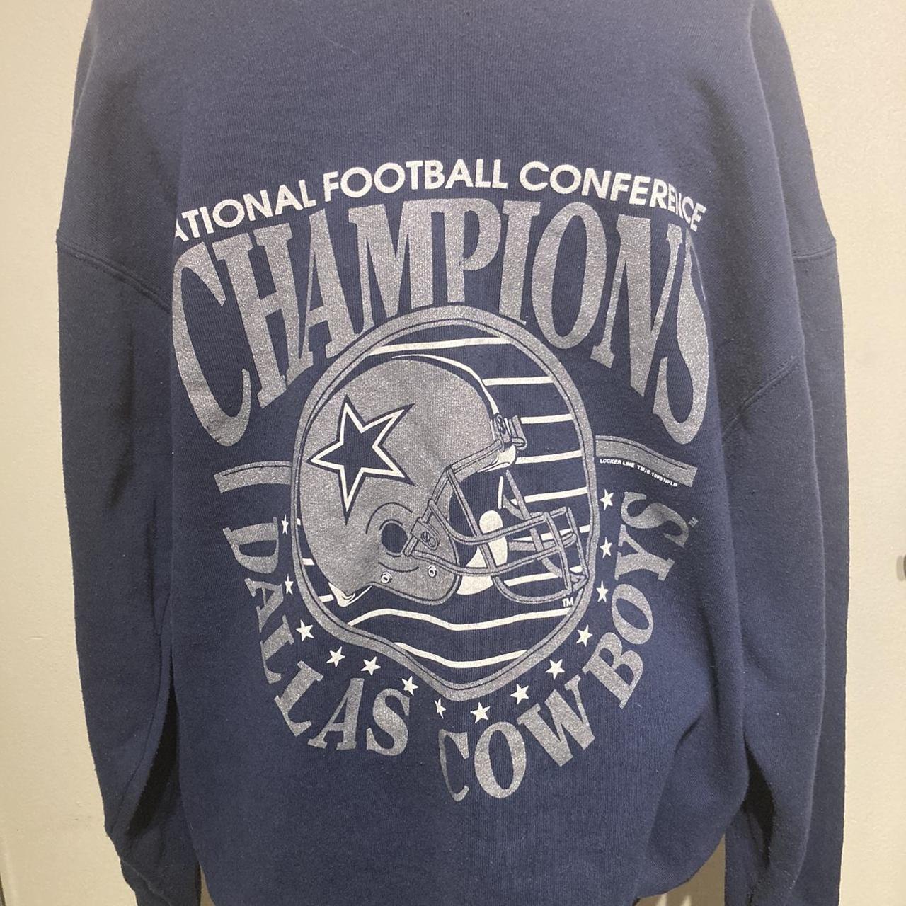 Vintage 1993 Dallas Cowboys sweatshirt Graphic is in - Depop