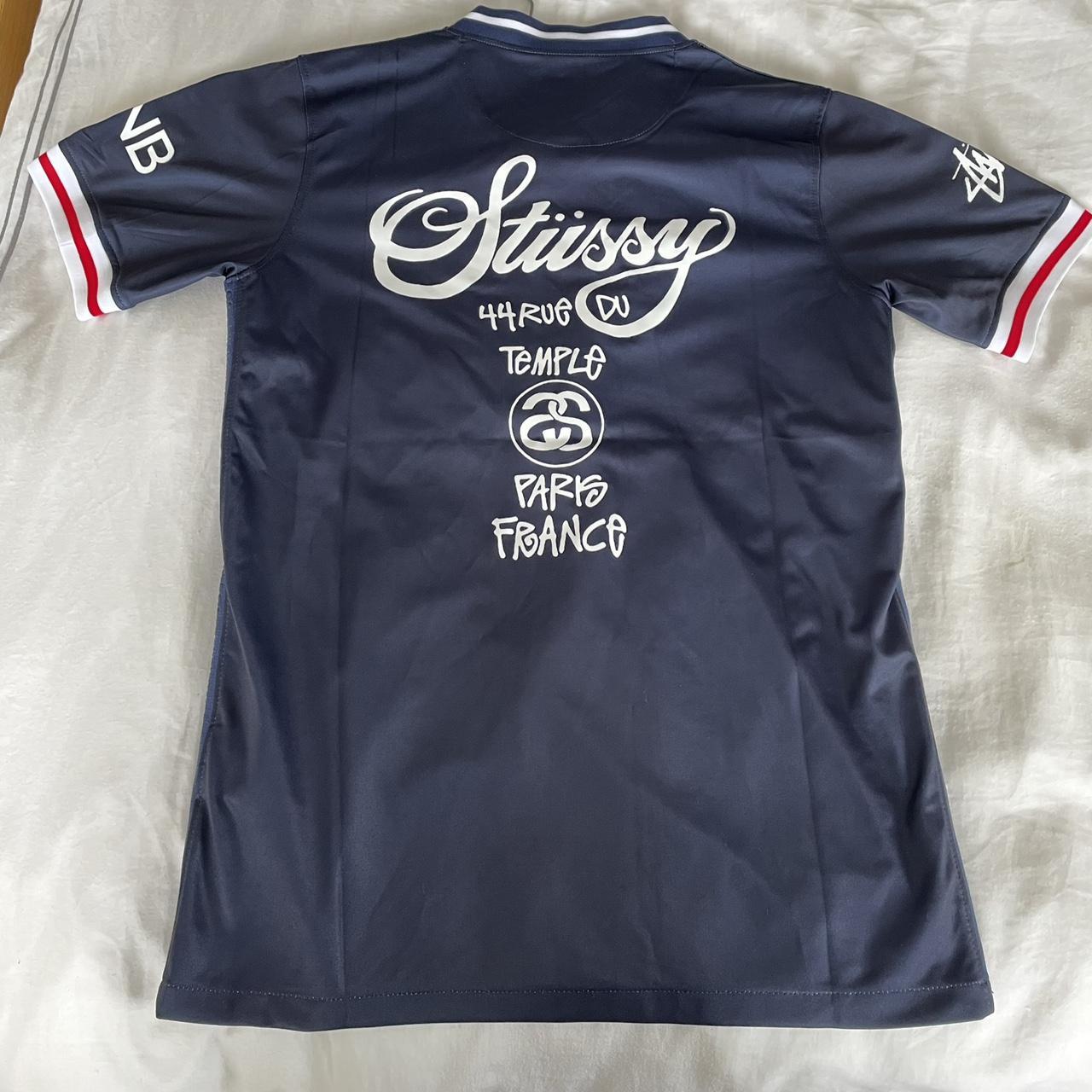 Nike x Stussy PSG Football Shirt Barely worn as too... - Depop