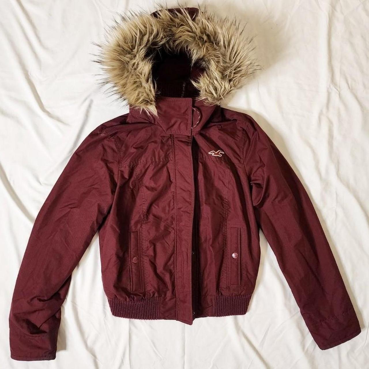 Hollister red hot sale coat