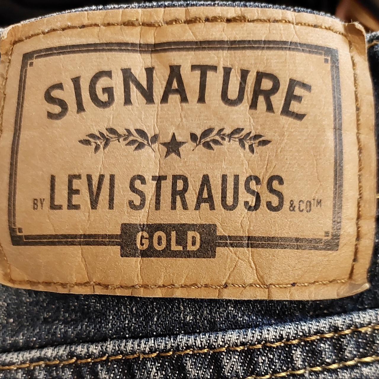 Signature levi strauss store gold