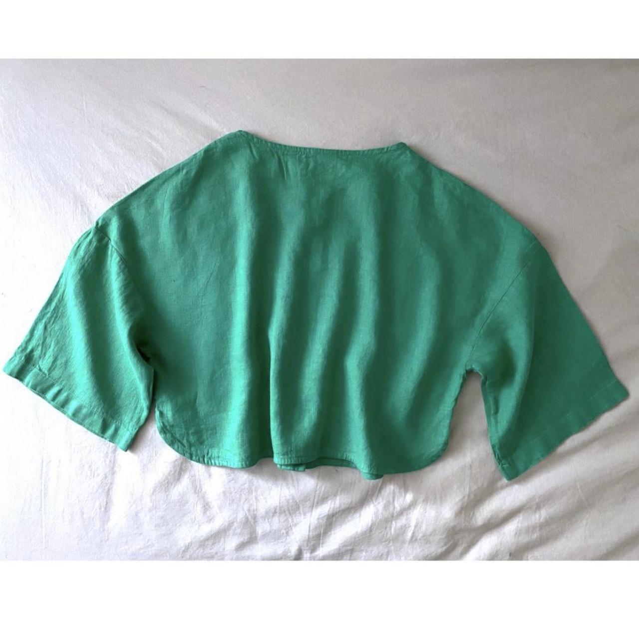 Beaton Women's Green Blouse (3)